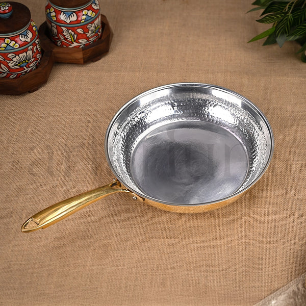 Brass Frying Pan with Lid