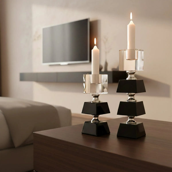 Yin-and-Yang Candle Holders